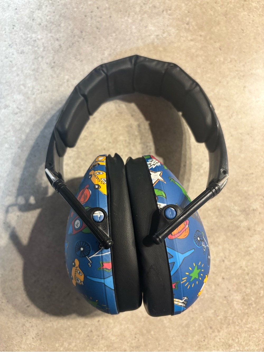 Kids Blue Patterned Hearing Protection